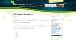 Desktop Screenshot of geneanum.com