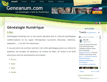 Tablet Screenshot of geneanum.com